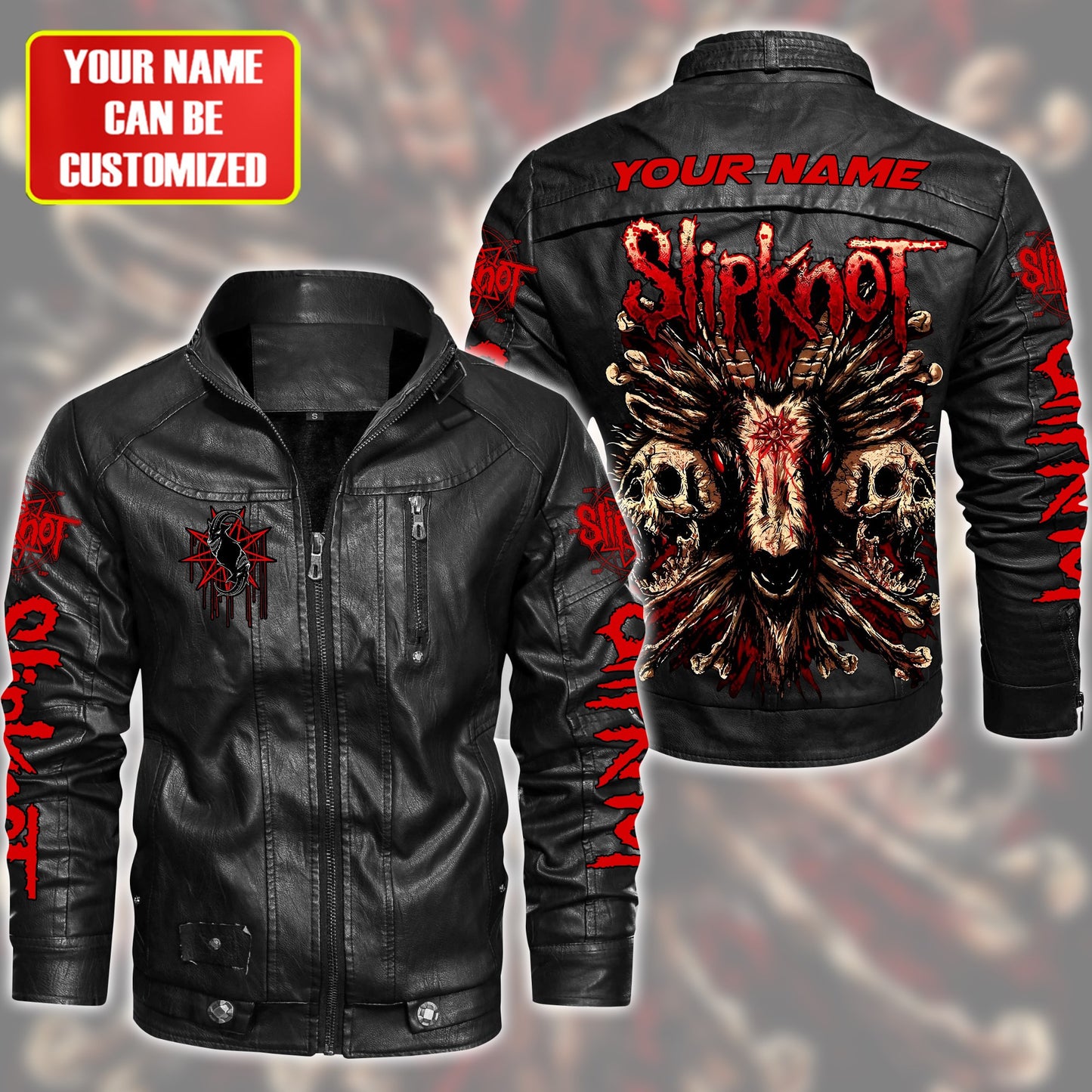Personalized Sk Q2 Vintage Leather Jacket Q170705