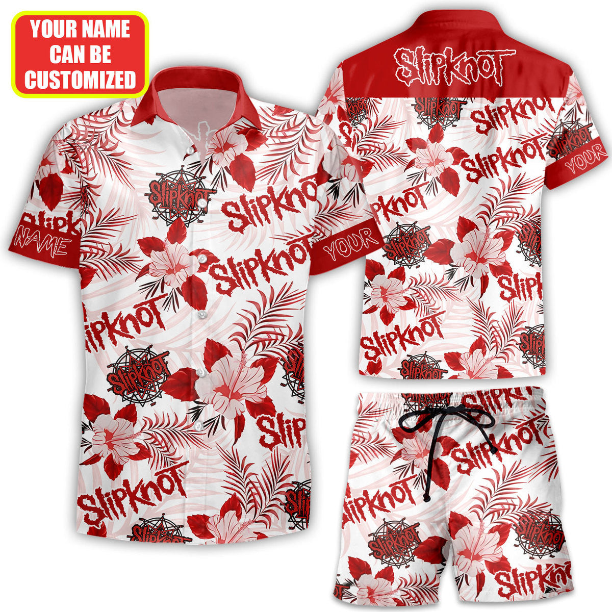 Personalized SK Q4 Tropical Hawaii Shirt Beach Short Q210702