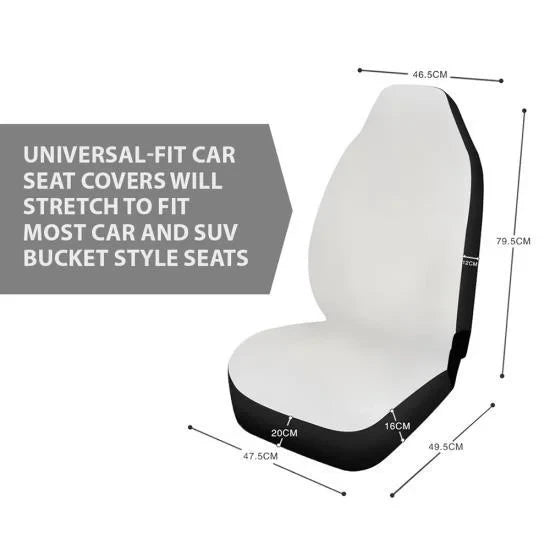 Personalized SK Q2 Hold on Car Seat Covers Universal Fit - Set 2 Q240706