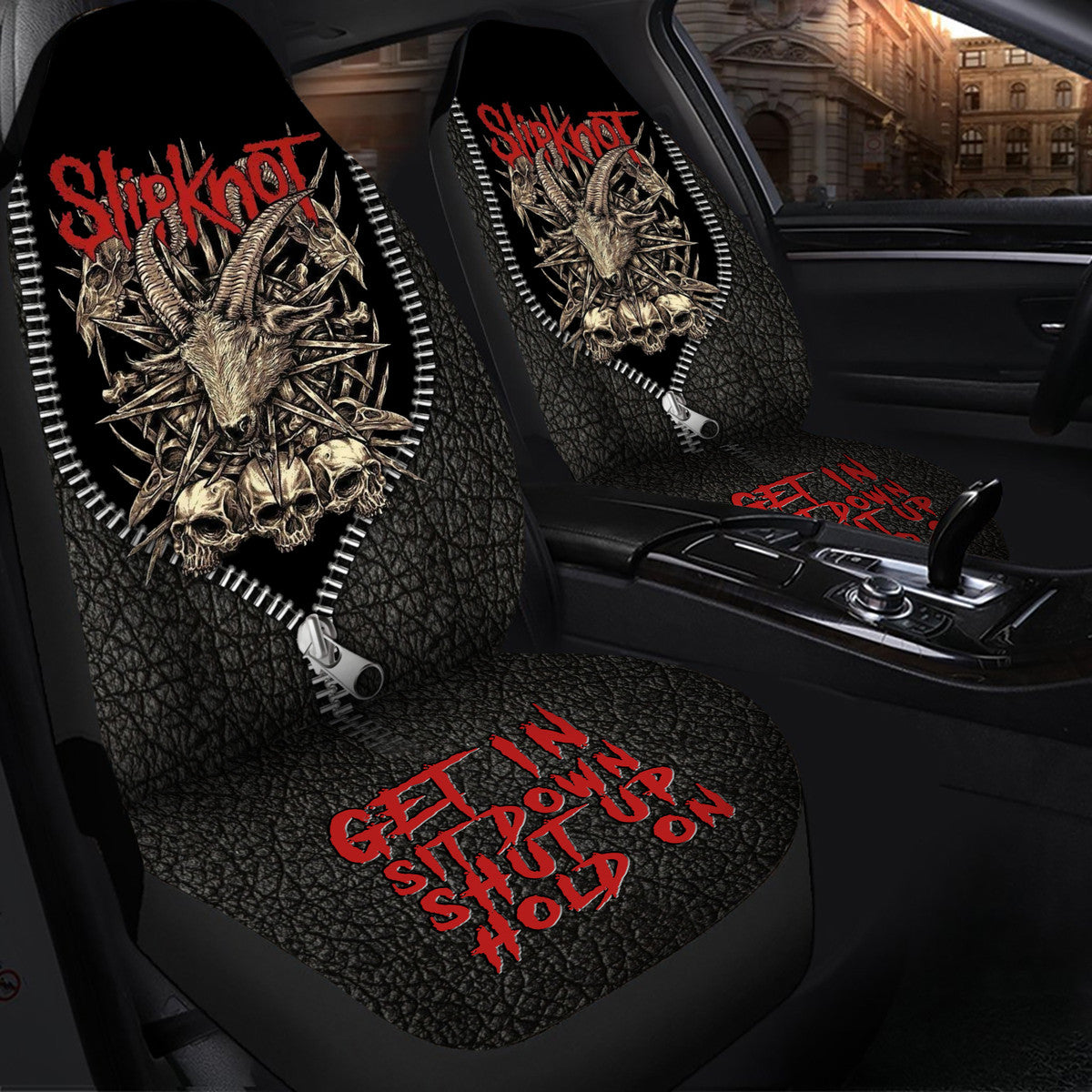 Personalized SK Q3 Hold on Car Seat Covers Universal Fit - Set 2 Q240706