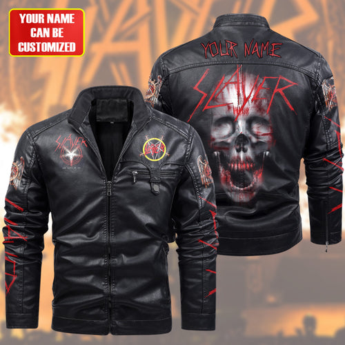 Personalized Sl Q2 Fleece Leather Jacket Q140907