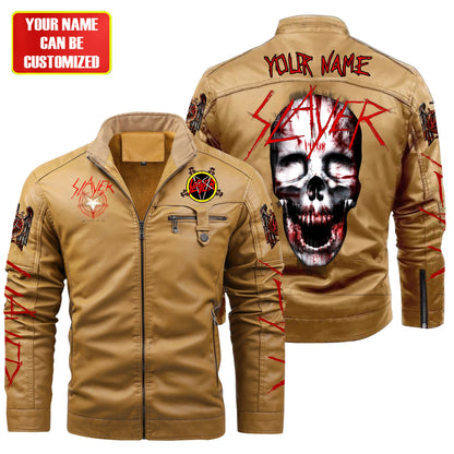 Personalized Sl Q2 Fleece Leather Jacket Q140907