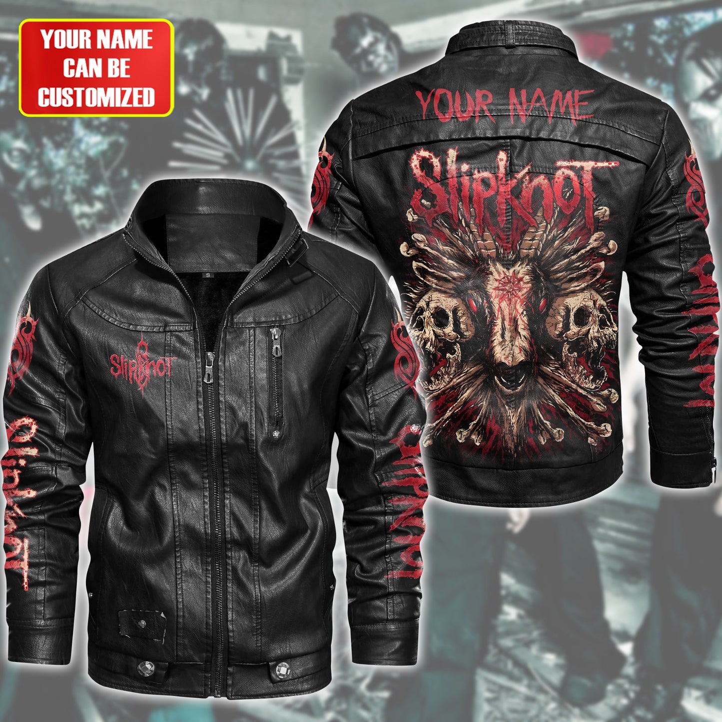 Personalized Sk Q3 Vintage Leather Jacket Q140909