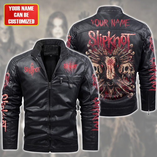 Personalized Sk Q2 Fleece Leather Jacket Q140908