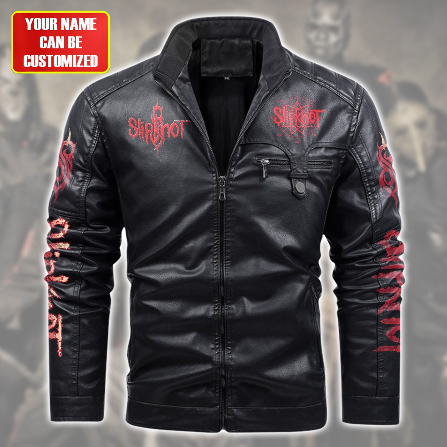 Personalized Sk Q2 Fleece Leather Jacket Q140908