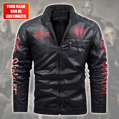 Personalized Sk Q2 Fleece Leather Jacket Q140908