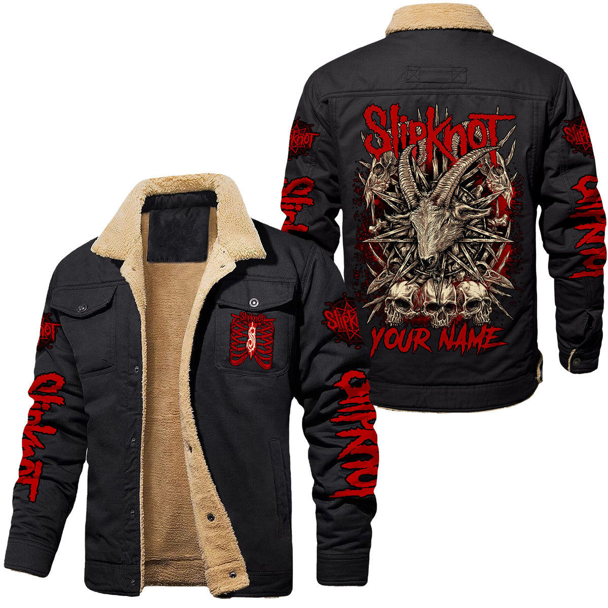 Personalized SK Q2 Fleece Thermal Cotton Jacket Q101103