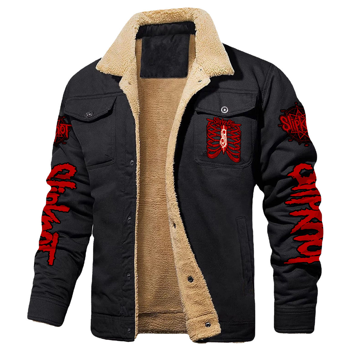 Personalized SK Q2 Fleece Thermal Cotton Jacket Q101103