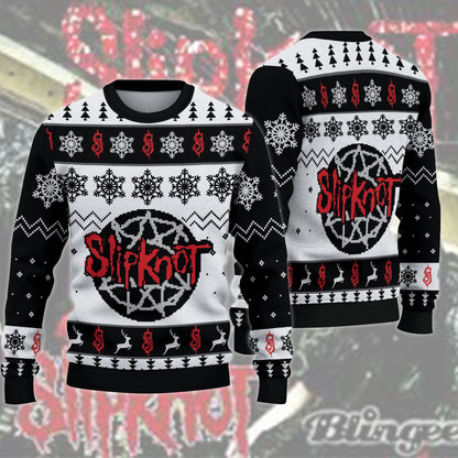 Sk Q3 Ugly Christmas Sweater , Unisex Wool Sweater Q241101