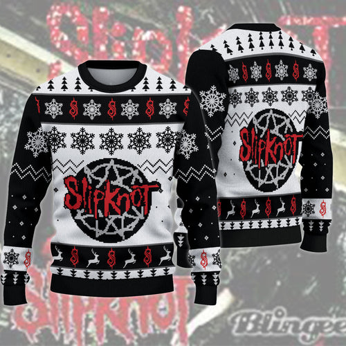 Sk Q3 Ugly Christmas Sweater , Unisex Wool Sweater Q241101