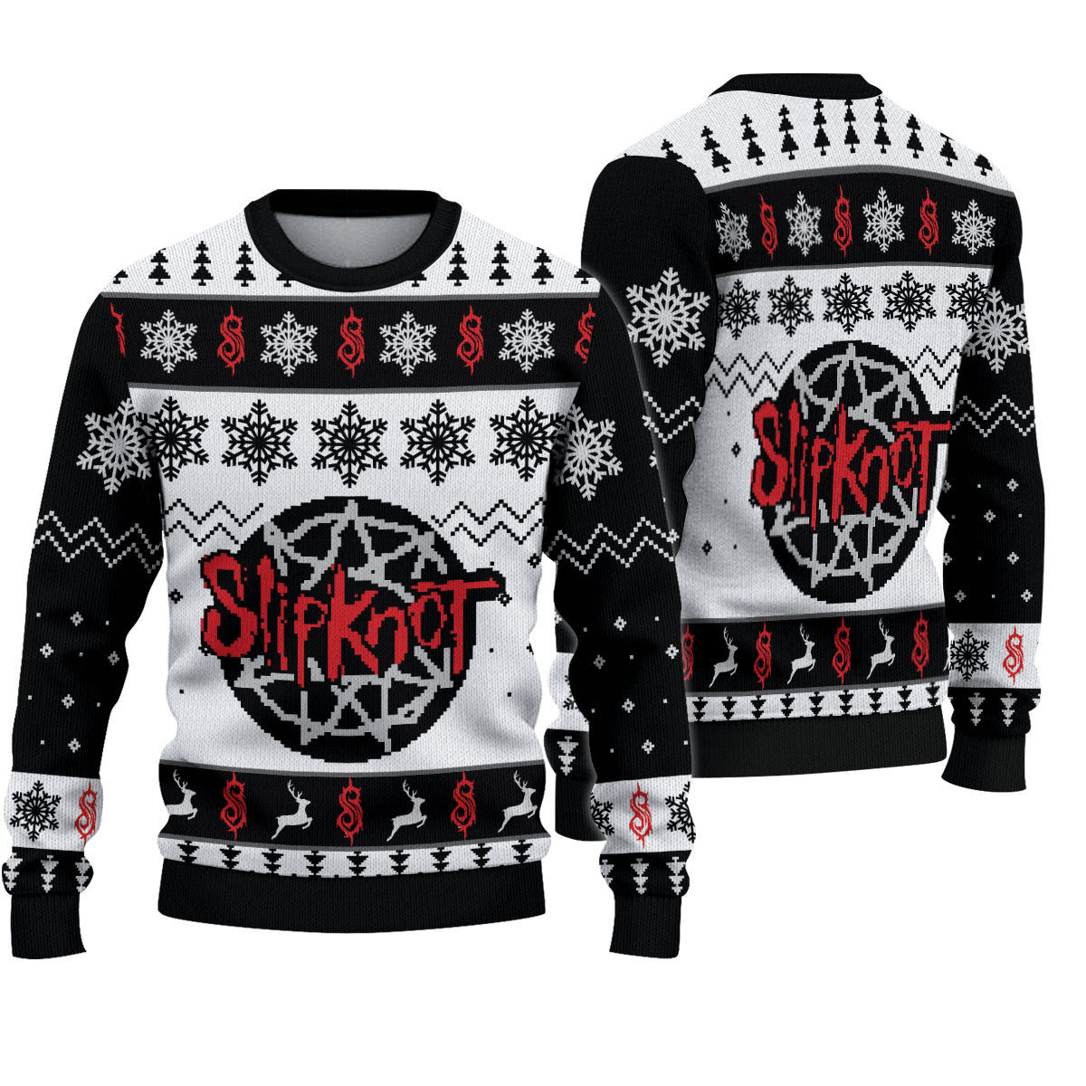 Sk Q3 Ugly Christmas Sweater , Unisex Wool Sweater Q241101