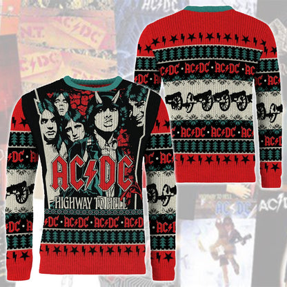 Ac Q6 Ugly Christmas Sweater , Unisex Wool Sweater