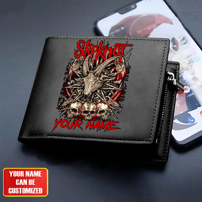 Personalized SK Q2 Leather Wallet Q010308