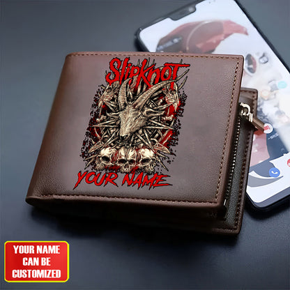 Personalized SK Q2 Leather Wallet Q010308