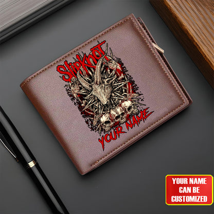 Personalized SK Q2 Leather Wallet Q010308