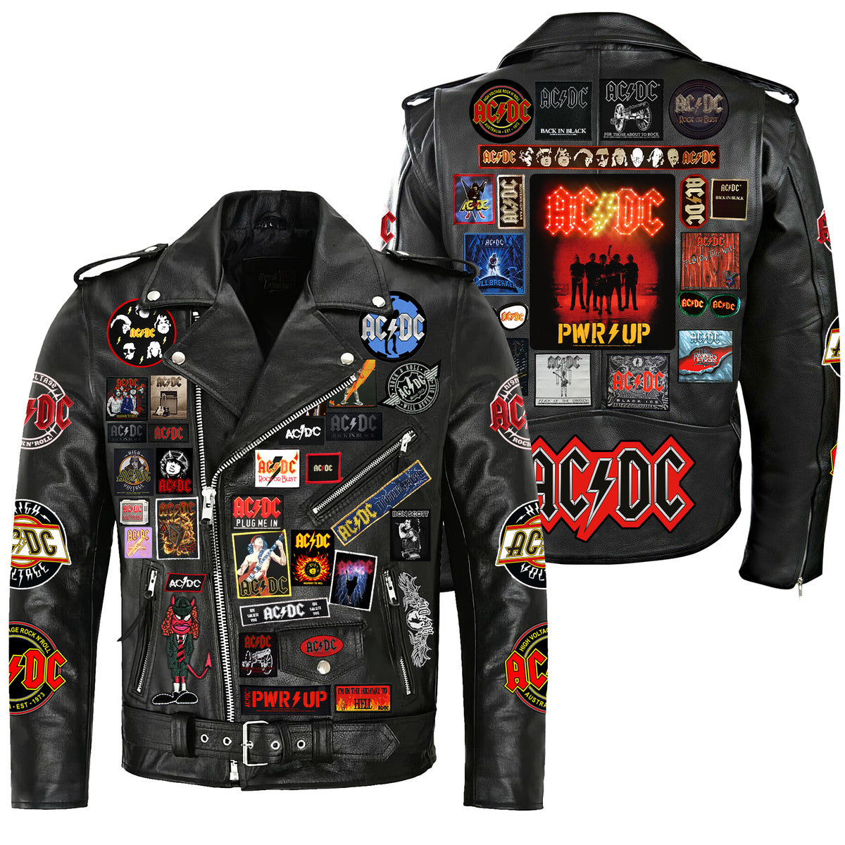 AC Q4 Zipper Vintage Leather Jacket Q290208
