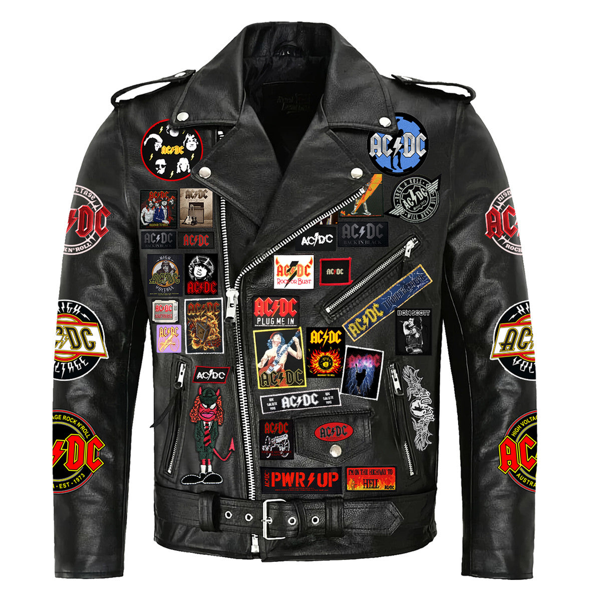 AC Q4 Zipper Vintage Leather Jacket Q290208
