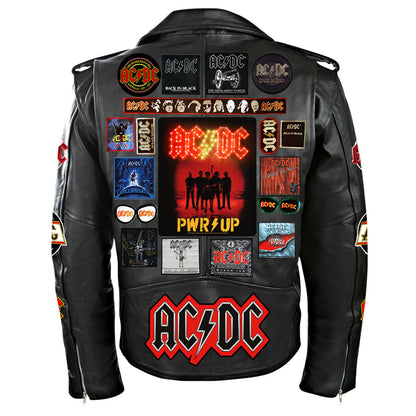 AC Q4 Zipper Vintage Leather Jacket Q290208