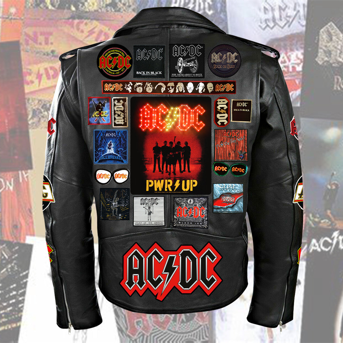 AC Q4 Zipper Vintage Leather Jacket Q290208