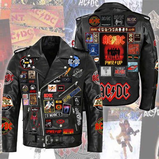 AC Q4 Zipper Vintage Leather Jacket Q290208