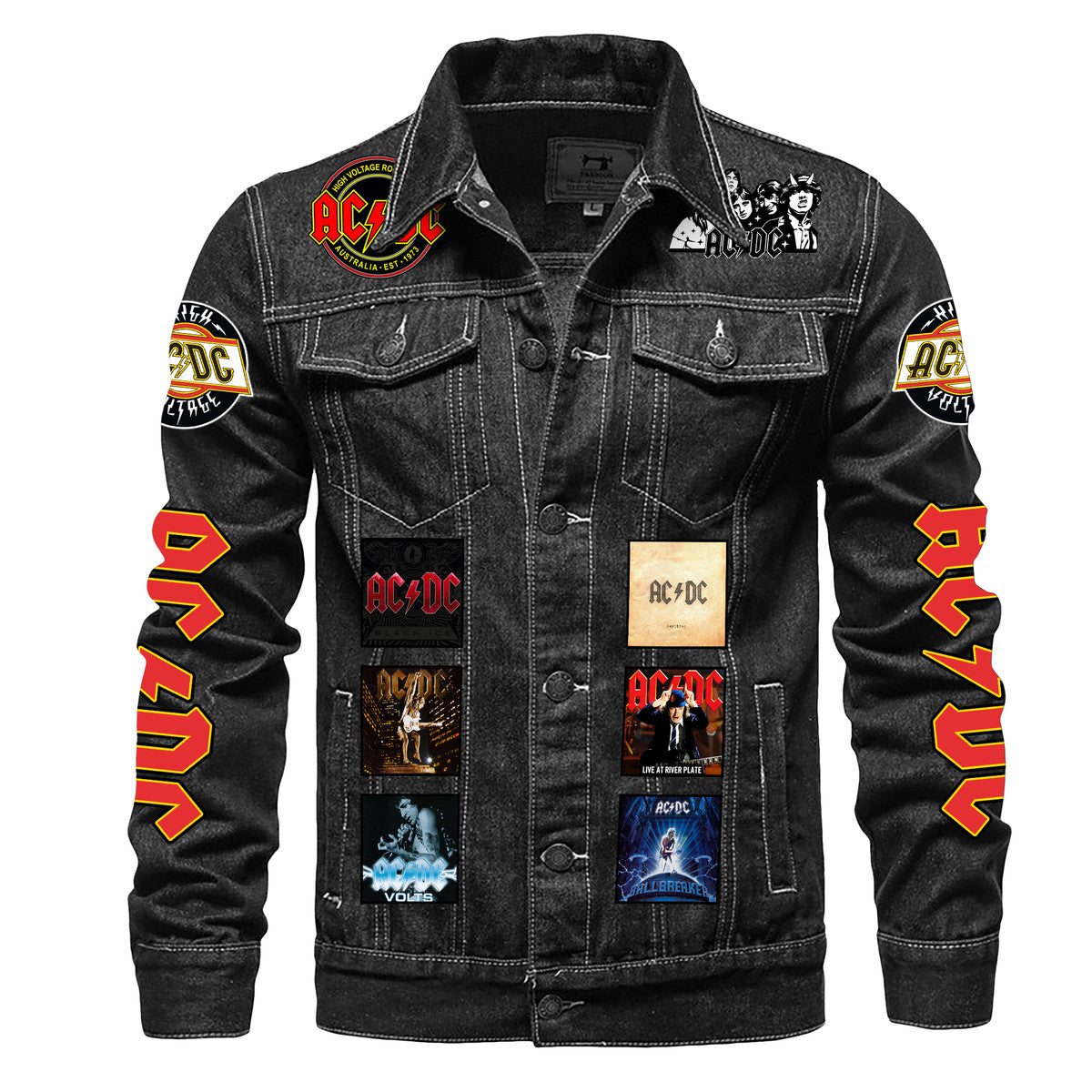 AC Albums Denim Casual Jacket , Cotton Jeans Jackets Q040407