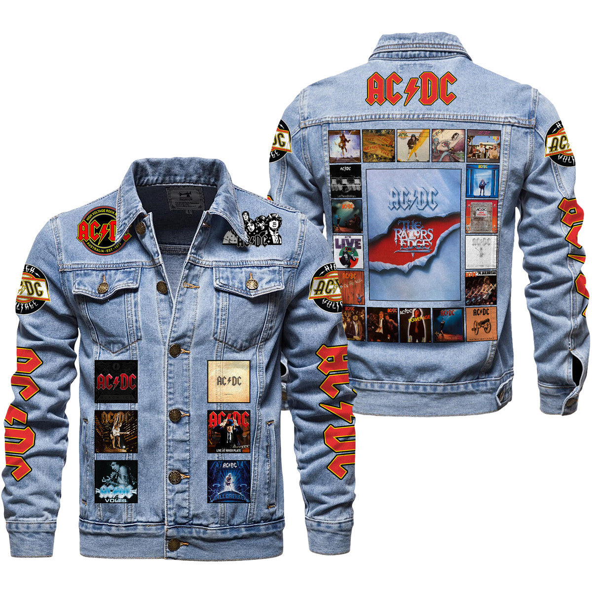 AC Albums Denim Casual Jacket , Cotton Jeans Jackets Q040407