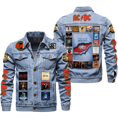 AC Albums Denim Casual Jacket , Cotton Jeans Jackets Q040407