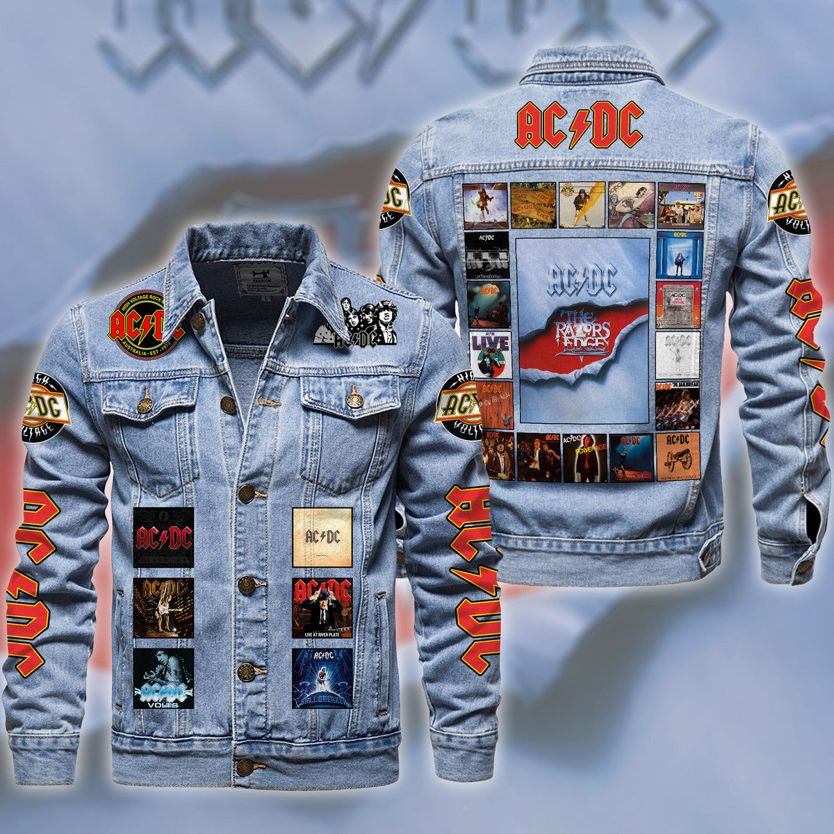 AC Albums Denim Casual Jacket , Cotton Jeans Jackets Q040407