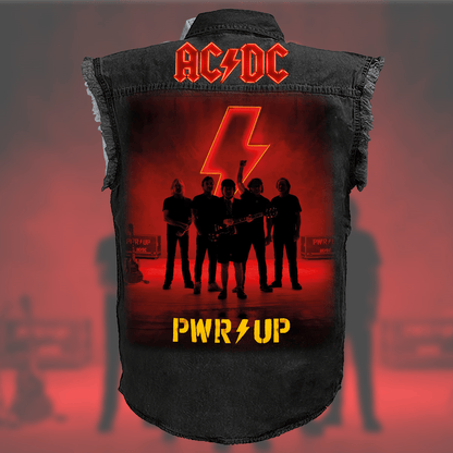 AC Power Up Tour Sleeveless Denim Jacket Q280607
