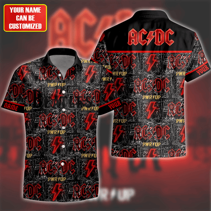 Personalized AC Power Up Tour V2 Tropical Hawaii Shirt Beach Short Q090706