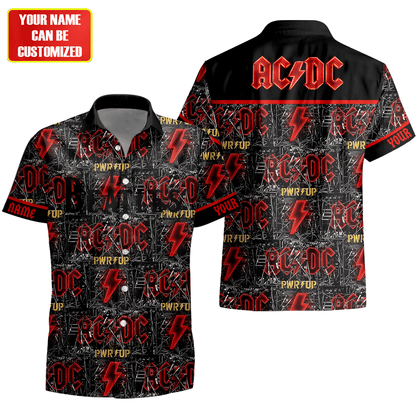 Personalized AC Power Up Tour V2 Tropical Hawaii Shirt Beach Short Q090706