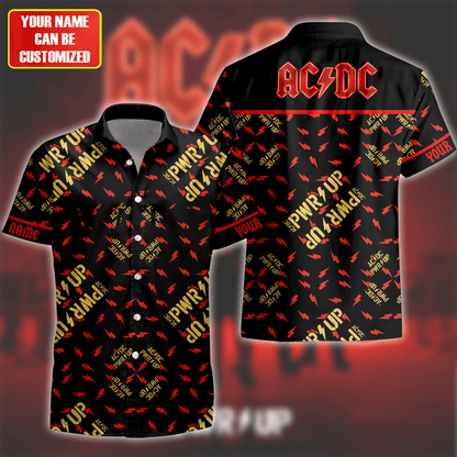 Personalized AC Power Up Tour Tropical Hawaii Shirt Beach Short Q090705