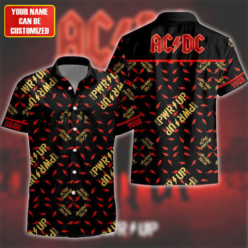 Personalized AC Power Up Tour Tropical Hawaii Shirt Beach Short Q090705