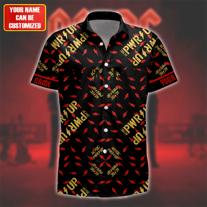 Personalized AC Power Up Tour Tropical Hawaii Shirt Beach Short Q090705