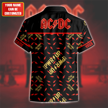 Personalized AC Power Up Tour Tropical Hawaii Shirt Beach Short Q090705