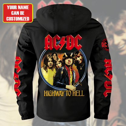 AC Highway To Hell Windbreaker Hooded Jacket Q301003