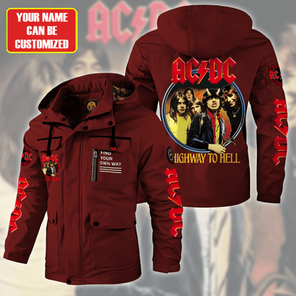 AC Highway To Hell Windbreaker Hooded Jacket Q301003