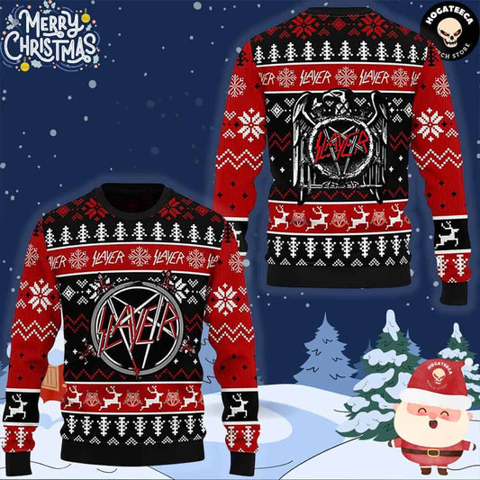 Sl Q6 Ugly Christmas Sweater , Unisex Wool Sweater