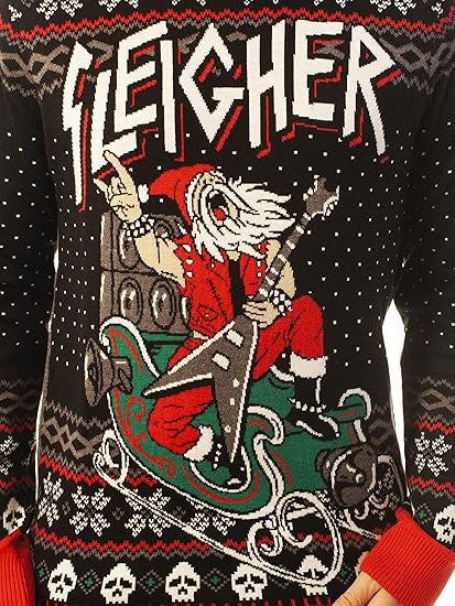 Sl Q8 Ugly Christmas Sweater , Unisex Wool Sweater