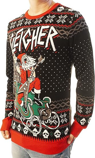 Sl Q8 Ugly Christmas Sweater , Unisex Wool Sweater