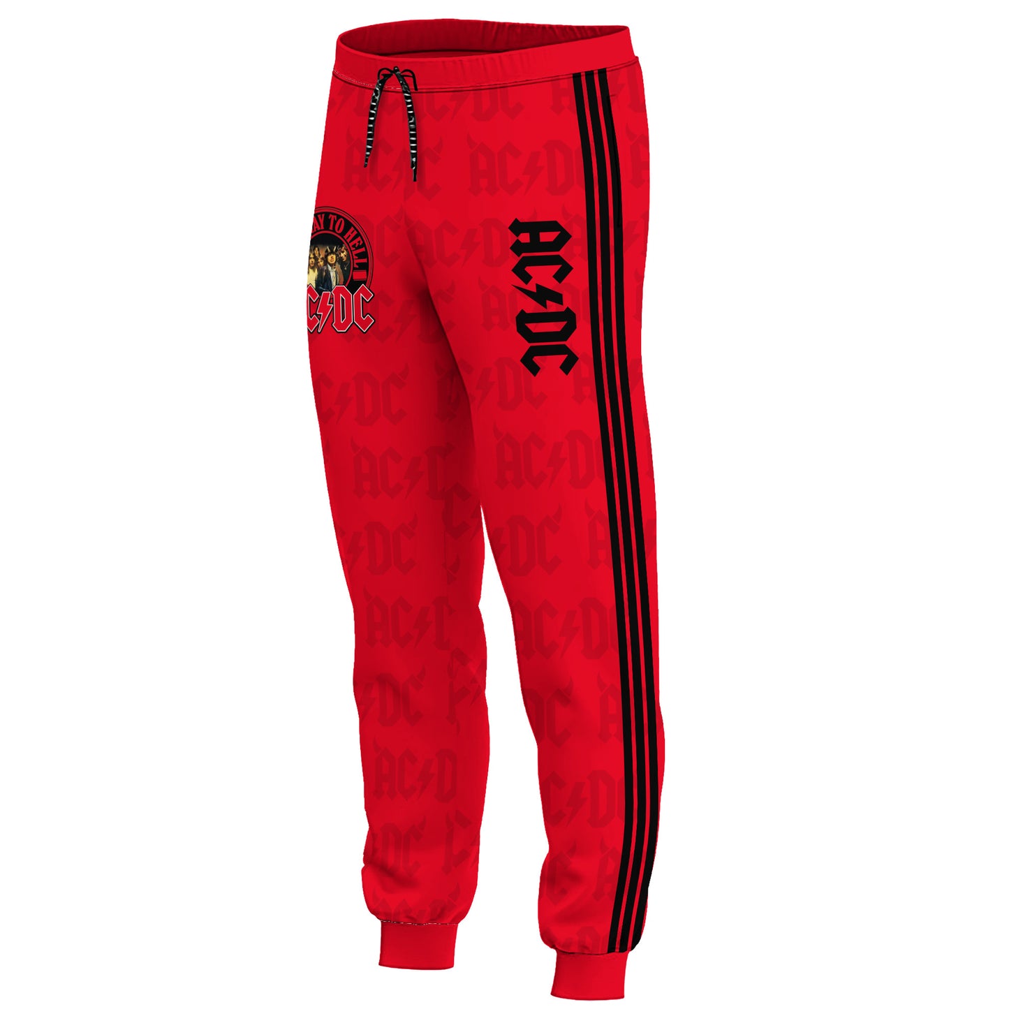 Personalized AC Highway To Hell 3D All over Printed Hoodie and Sweatpants set