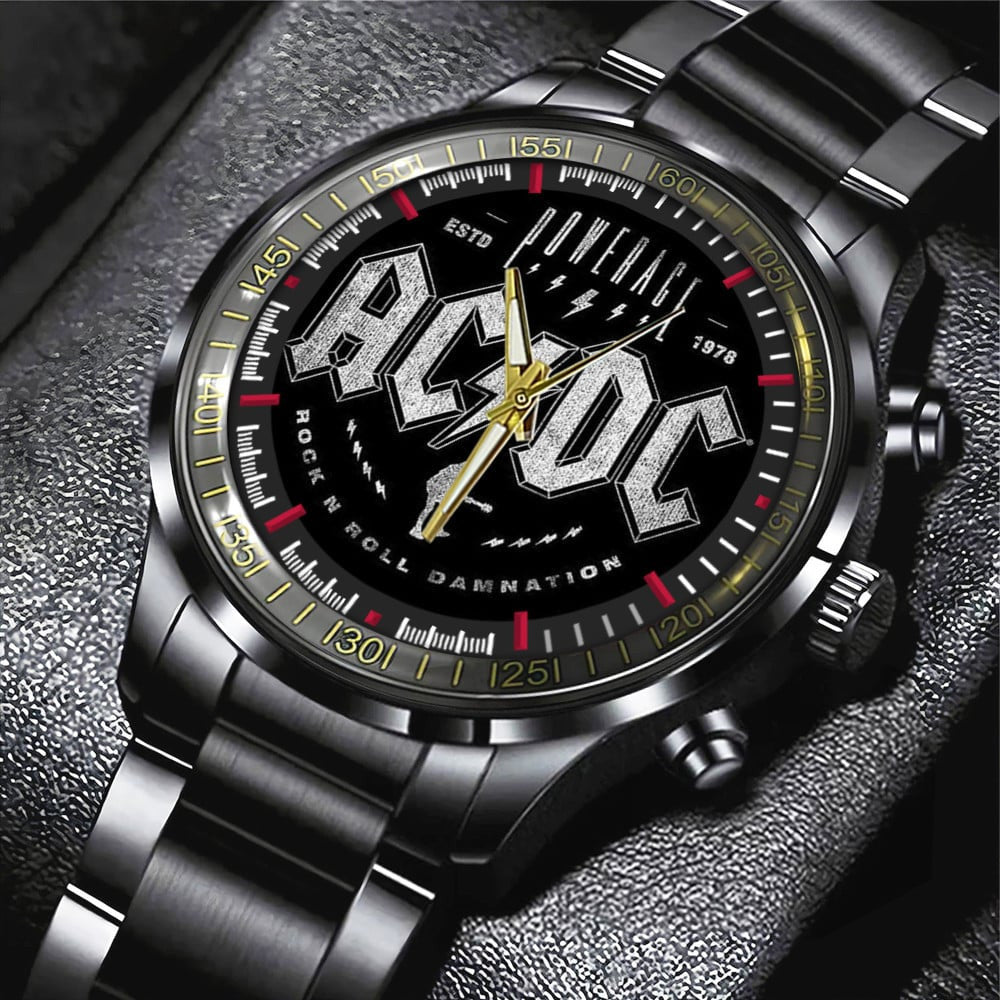 AC Rock Luxury Stainless Steel Watch