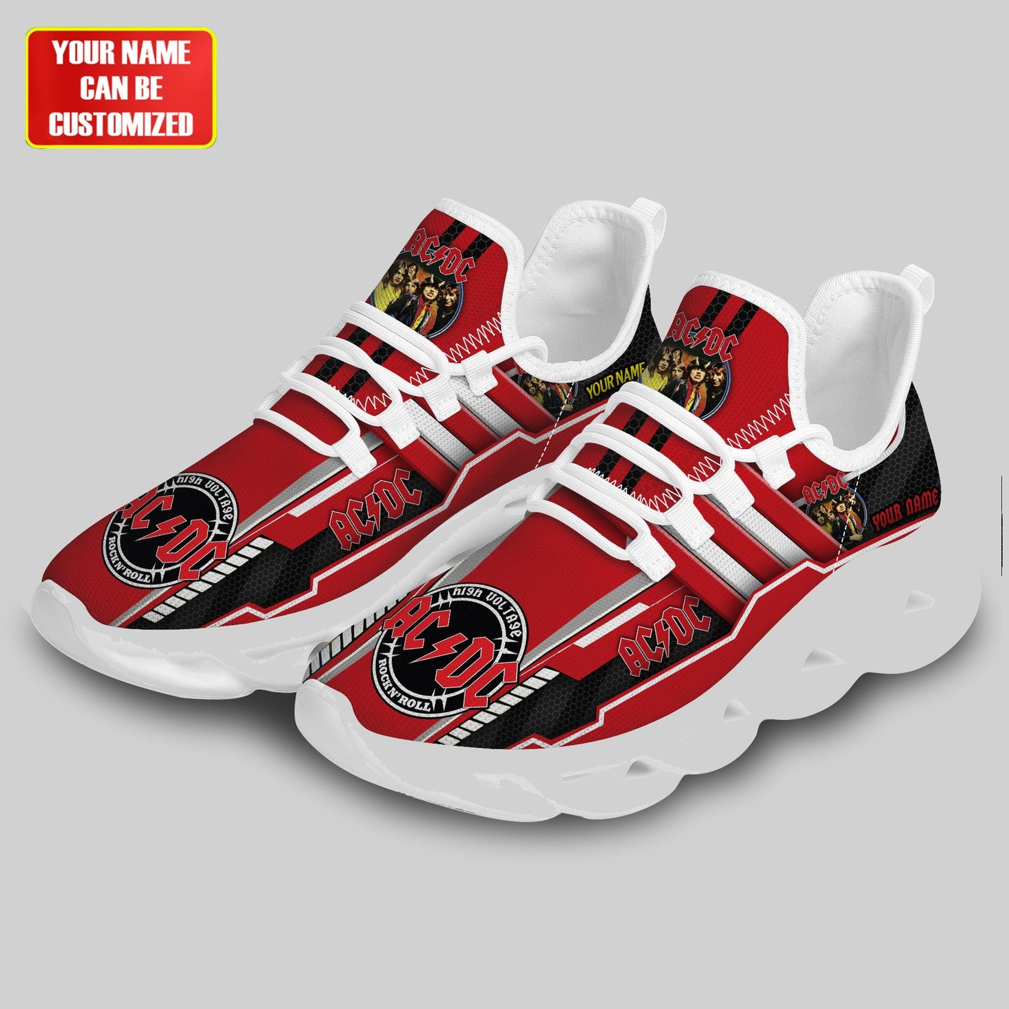 Personalized AC Highway To Hell Layer Clunky Custom Sneaker Q190307