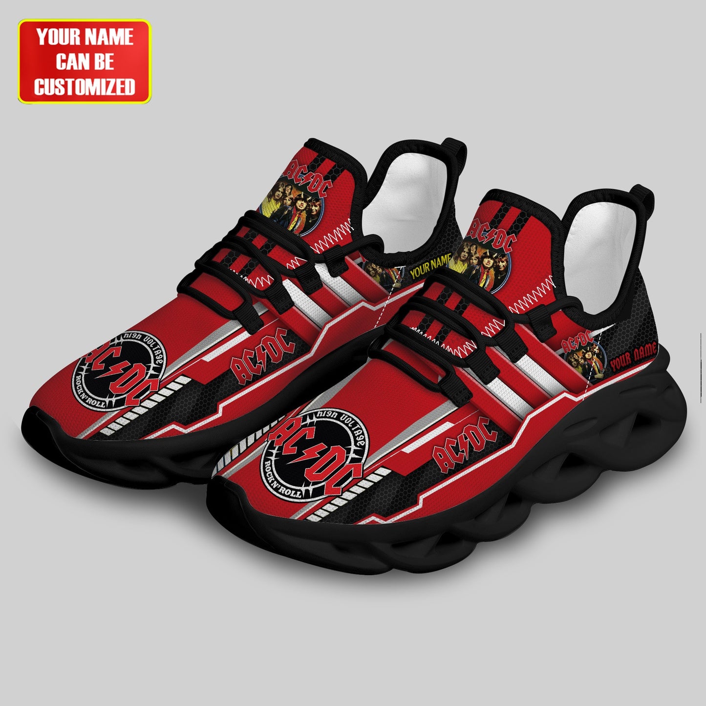 Personalized AC Highway To Hell Layer Clunky Custom Sneaker Q190307
