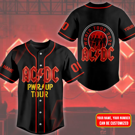 Personalized AC Power Up Tour - Baseball Jersey Shirt 3D Q120402