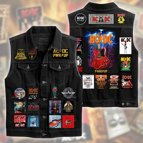 AC Power Up Cutoff Denim Jacket Q180405