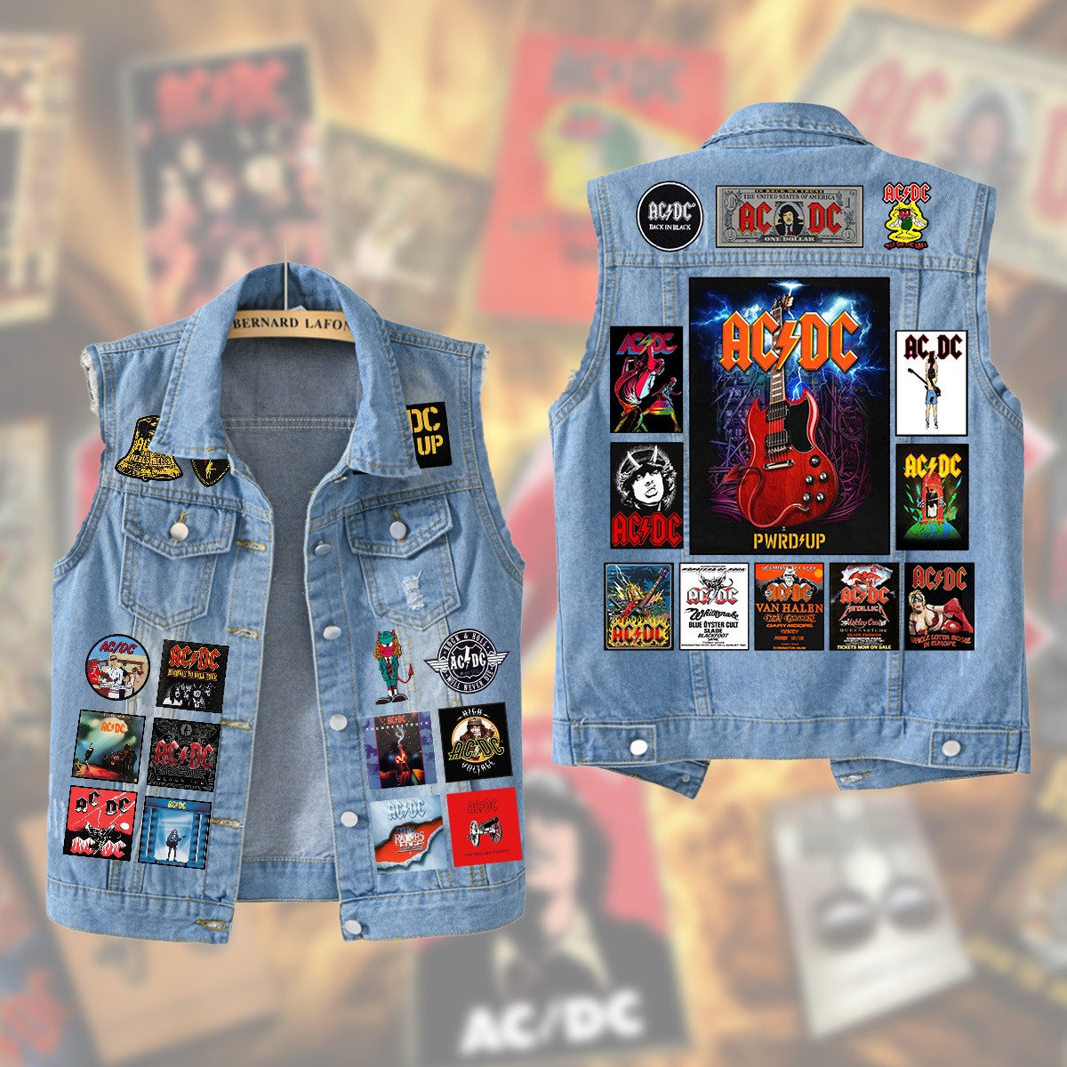 AC Power Up Cutoff Denim Jacket Q180405