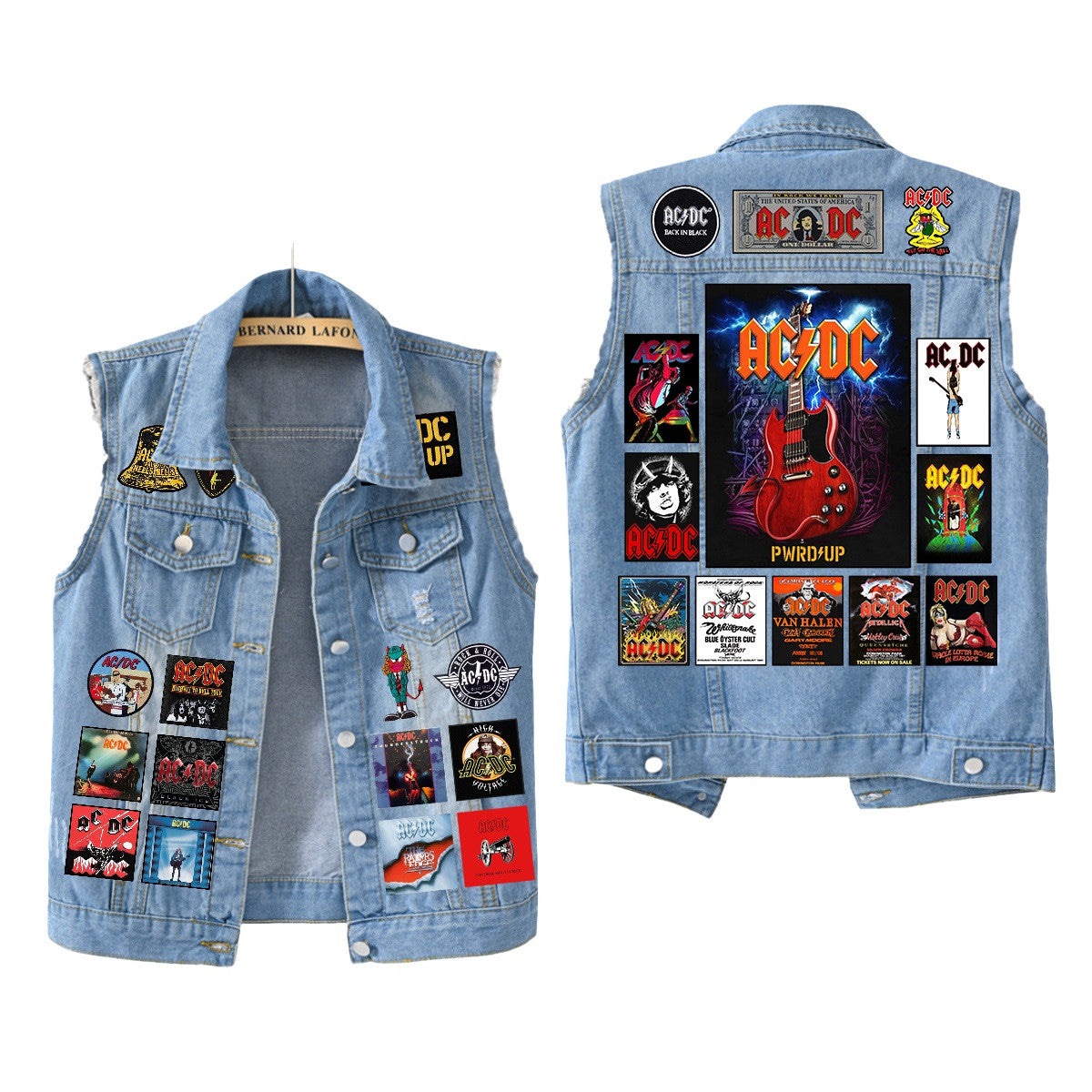 AC Power Up Cutoff Denim Jacket Q180405