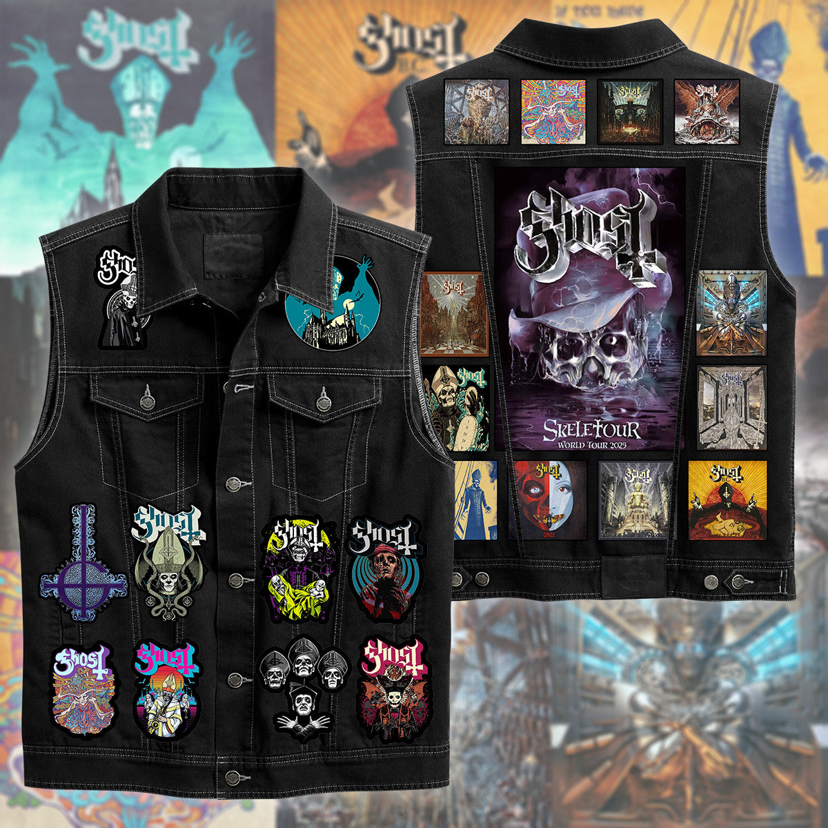 Ghost Cutoff Denim Jacket Q230501