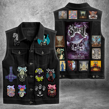 Ghost Cutoff Denim Jacket Q230501